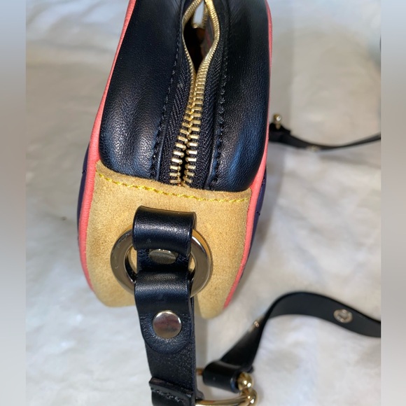 Missoni Black Calf Leather & Tan Suede Quilted Crossbody - Picture 8 of 8